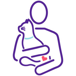 senior pet care icon